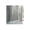 Novellini Lunes Drzwi podwójne przesuwne - profil biały 116 cm LUNES2A116-1D
