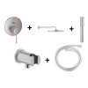 Grohe Essence Zestaw prysznicowy podtynkowy z deszczownicą stal nierdzewna GNS132