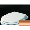 Art Ceram Hermitage Deska WC wolnoopadająca, biała, zawiasy brąz EE21 / HEA00501;72