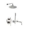 Emmevi Filo Zestaw prysznicowy podtynkowy z deszczownicą gunmetal FIL019ZSCW3CNS