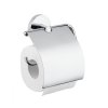 Hansgrohe Akcesoria Uchwyt na papier toaletowy z pokrywą, nikiel szczotkowany 40523820