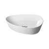 Duravit Cape Cod Umywalka nablatowa 50x40,5 cm bez otworu i przelewu biała 2339500000