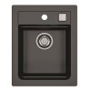 Alveus Atrox 10 Zlewozmywak granitowy jednokomorowy 50x40 cm czarny 1139771