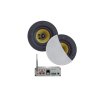 AquaSound Zestaw Wzmacniacz audio WiFi 50 W + głośniki Samba białe WMA50-SW
