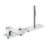 Axor Citterio C Bateria nawannowa 3 otworowa szlif kwadratowy chrom 49431000