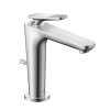 Axor Citterio C Bateria umywalkowa szlif kwadratowy z korkiem chrom 49031000
