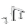 Axor Citterio C Bateria umywalkowa szlif kwadratowy chrom 49061000