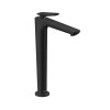Axor Citterio C Bateria umywalkowa wysoka szlif kwadratowy czarny mat 49051670