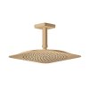 Axor Citterio C Deszczownica 27x27 cm EcoSmart z ramieniem sufitowym brąz szczotkowany 28793140