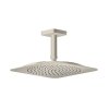 Axor Citterio C Deszczownica 27x27 cm EcoSmart z ramieniem sufitowym stal szlachetna optyczna 28793800