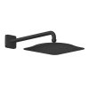 Axor Citterio C Deszczownica 27x27 cm EcoSmart z ramieniem ściennym czarny mat 28791670