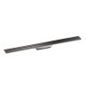 Axor Drain odpływ liniowy przyścienny 90 cm czarny chrom szczotkowany 42527340