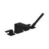 Axor MyEdition Bateria nawannowa 4 otworowa czarny mat/czarne szkło 47430670