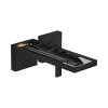 Axor MyEdition Bateria umywalkowa kaskadowa podtynkowa bez płytki czarny mat 47062670
