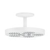 Axor One Deszczownica 28,2 cm 1-strumieniowa z ramieniem sufitowym biały mat 48493700