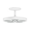 Axor One Deszczownica 28,2 cm 2-strumieniowa z ramieniem sufitowym biały mat 48494700