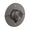 Axor ShowerSelect ID Bateria wannowo-prysznicowa termostatyczna podtynkowa czarny chrom szczotkowany 36750340