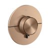 Axor ShowerSelect ID Bateria wannowo-prysznicowa termostatyczna podtynkowa zgodna z EN 1717 czerwone złoto szczotkowane 36751310
