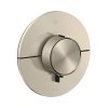 Axor ShowerSelect ID Bateria wannowo-prysznicowa termostatyczna podtynkowa zgodna z EN 1717 nikiel szczotkowany 36751820