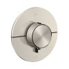 Axor ShowerSelect ID Bateria wannowo-prysznicowa termostatyczna podtynkowa zgodna z EN 1717 stal szlachetna optyczna 36751800