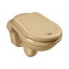 Kerasan Retro Toaleta WC podwieszana 52x38 cm z kołnierzem Caramello Lucido 101506