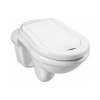 Kerasan Retro Toaleta WC podwieszana 52x38 cm z kołnierzem Bianco Matt 101530