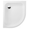 Bette Corner Brodzik półokrągły 120x90x3,5 cm z powłoką BetteGlaze Plus biały 5475-000PLUS