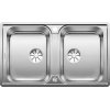 Blanco Classimo 8-IF Zlewozmywak stalowy dwukomorowy 86x50 cm stal szlachetna polerowana 525331