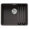 Blanco Etagon 500-F Zlewozmywak granitowy jednokomorowy 52,7x42,7 cm szarość skały 526344