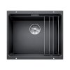 Blanco Etagon 500-U Zlewozmywak granitowy  jednokomorowy 53x46 cm bez korka automatycznego antracytowy 522227