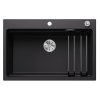 Blanco Etagon 8 Zlewozmywak granitowy jednokomorowy 78x51 cm czarny 525892