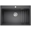 Blanco Etagon 8  Zlewozmywak granitowy jednokomorowy 78x51 cm z korkiem InFino antracyt 525187