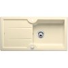 Blanco Idessa XL 6 S Zlewozmywak ceramiczny jednokomorowy 100x50 cm z ociekaczem, z korkiem automatycznym, jaśminowy 520312