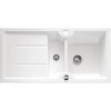 Blanco Idessa 6 S Zlewozmywak ceramiczny półtorakomorowy 100x50 cm z korkiem automatycznym biały połysk 516000