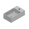 Catalano Premium Umywalka wisząca lub meblowa 40x23 cm z otworem na baterię cemento satin 14023VEFCCS/0220411023