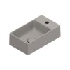 Catalano Premium Umywalka wisząca lub meblowa 40x23 cm z otworem na baterię tortora satin 0220411032
