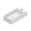 Catalano Premium Umywalka wisząca lub meblowa 50x25 cm z otworem na baterię biały połysk 15025VEFC00/0220521001