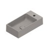 Catalano Premium Umywalka wisząca lub meblowa 50x25 cm z otworem na baterię cemento satin 15025VEFCCS/0220521023