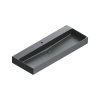 Catalano Premium Umywalka wisząca/meblowa/nablatowa 120x47 cm z otworem na baterię czarny mat 0221201022
