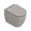 Catalano Sfera Toaleta WC stojąca Silentech bez kołnierza tortora satin 0514550032