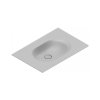 Catalano Sfera Umywalka wisząca lub meblowa 60x50 cm z otworem na baterię cemento satin 0520611023
