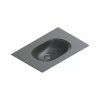 Catalano Sfera Umywalka wisząca lub meblowa 75x50 cm z otworem na baterię czarny mat 0520761022