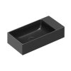 Catalano Verso Umywalka wisząca lub meblowa 50x25 cm czarna satynowa 15025VENS/0220520022