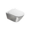 Catalano Zero Toaleta WC 55x35 cm bez kołnierza z powłoką biała/srebrna 1VS55NRBA/111550041