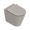 Catalano Zero Toaleta WC stojąca Silentech bez kołnierza tortora satin 0114550032