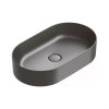 Catalano Zero Umywalka nablatowa 50x35 cm czarny mat 0122500022