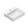 Catalano Zero Umywalka p&oacute;łblatowa 55x47 cm z otworem na baterię biała 1LS55ZPFC00/0126551001