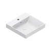 Catalano Zero Umywalka wisząca lub meblowa 50x50 cm z otworem na baterię biała 150ZPFC00/0120501001