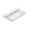 Catalano Zero Umywalka wisząca lub meblowa 75x50 cm z otworem na baterię biała 175ZPFC00/0120751001
