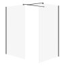 Cersanit Mille Kabina prysznicowa walk-in 120x90x200 cm profile czarne szkło transparentne S601-184